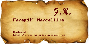 Faragó Marcellina névjegykártya